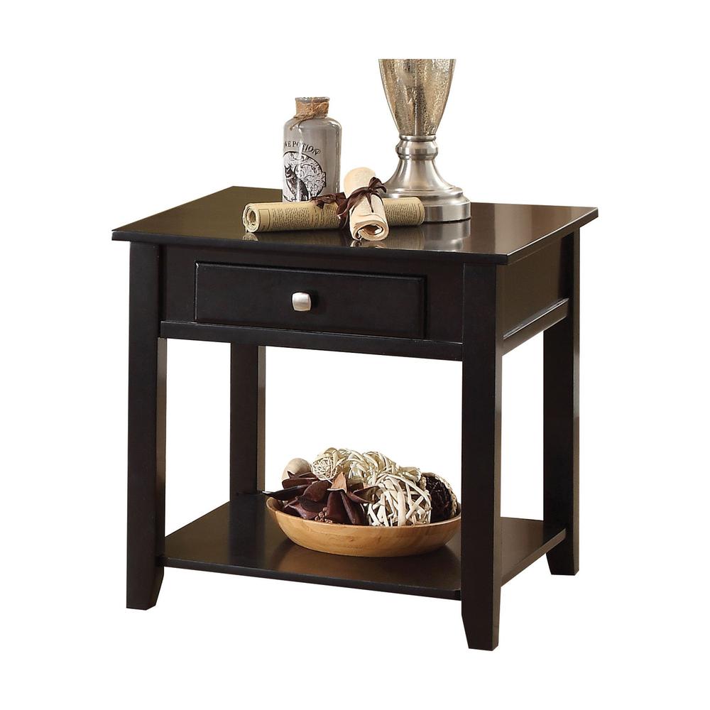 Malachi End Table Black. Picture 2