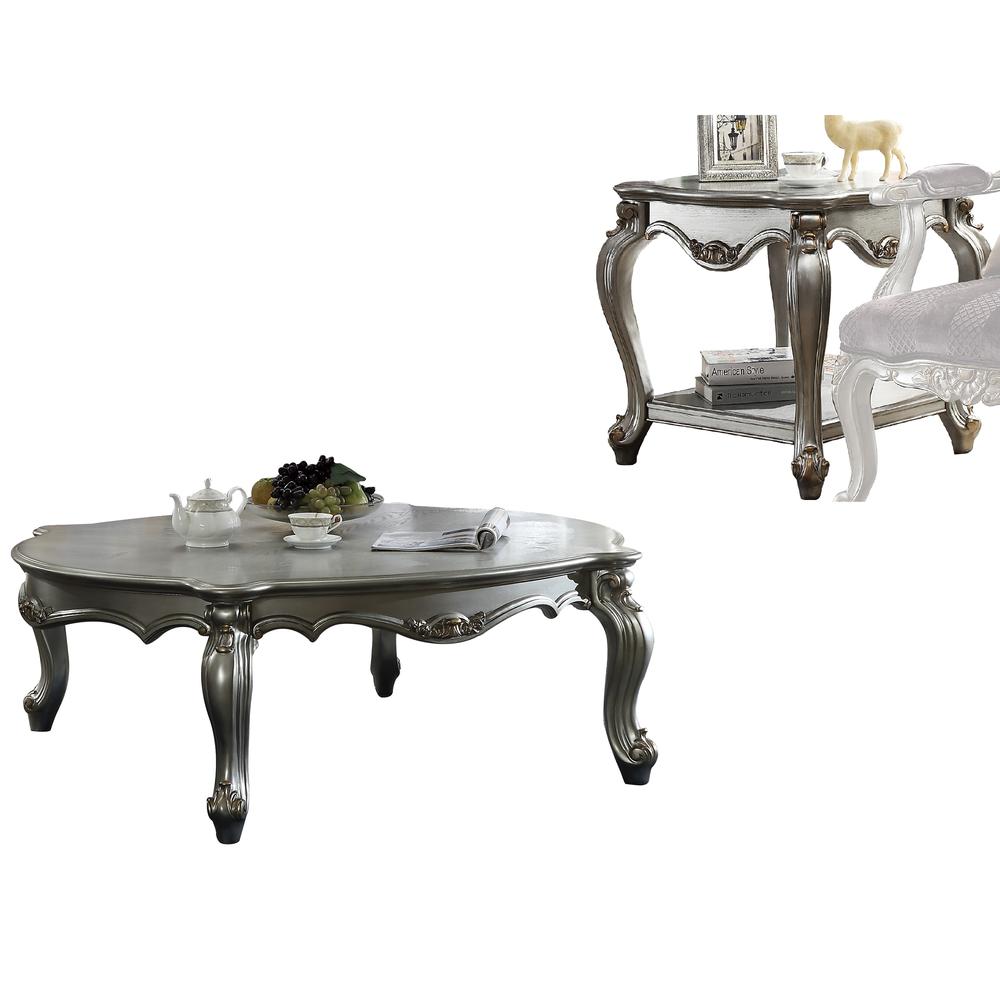 Picardy End Table Antique Platinum. Picture 1