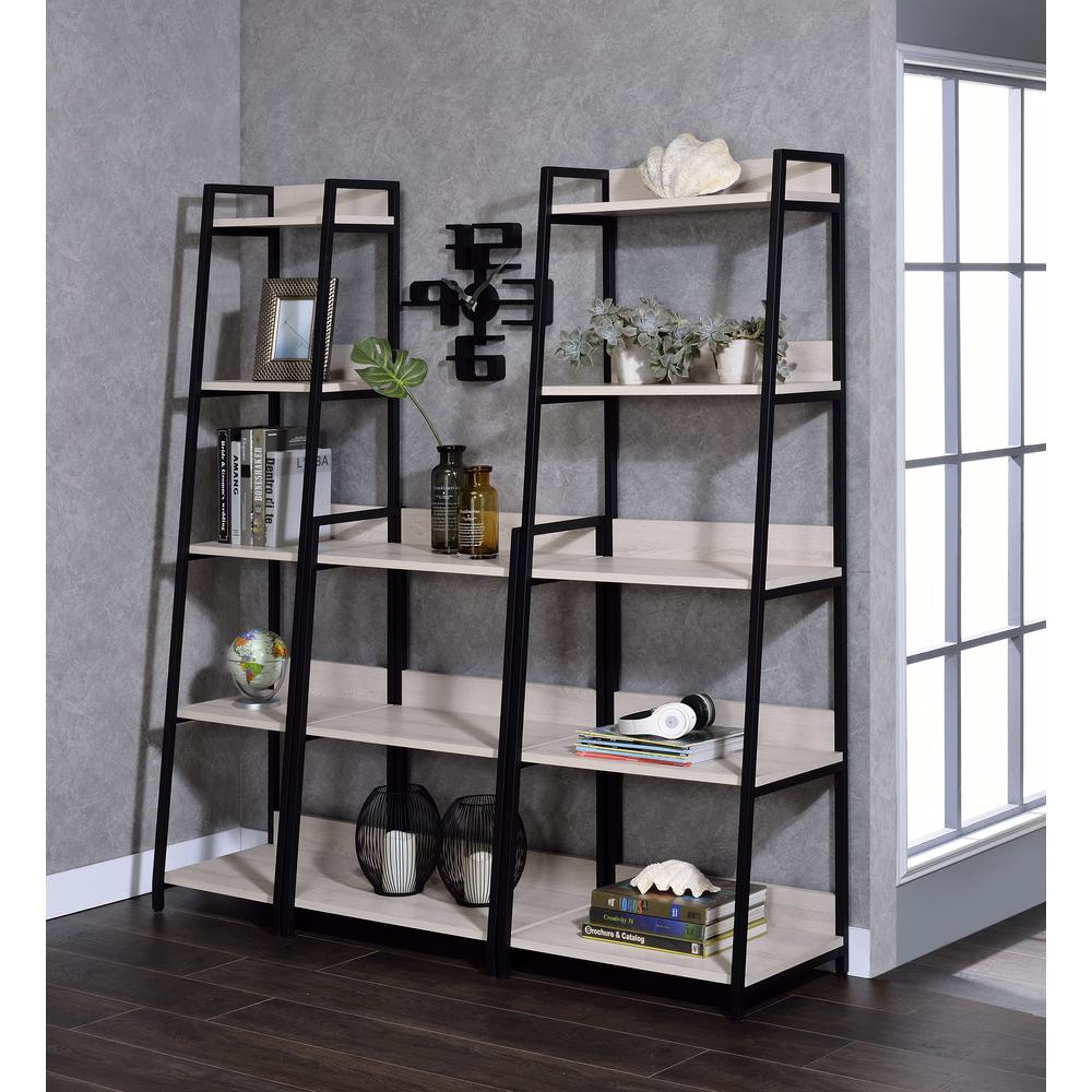 Wendral 23"L BookShelf Natural & Black. Picture 1