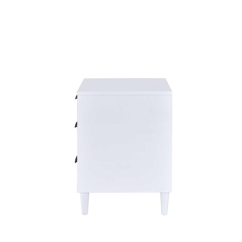 Lurel Night Table, White & Weathered Oak. Picture 5