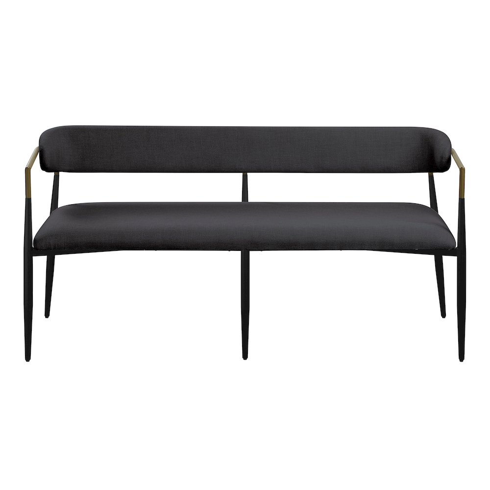 Jaramillo Bench Black Chenille & Black. Picture 3