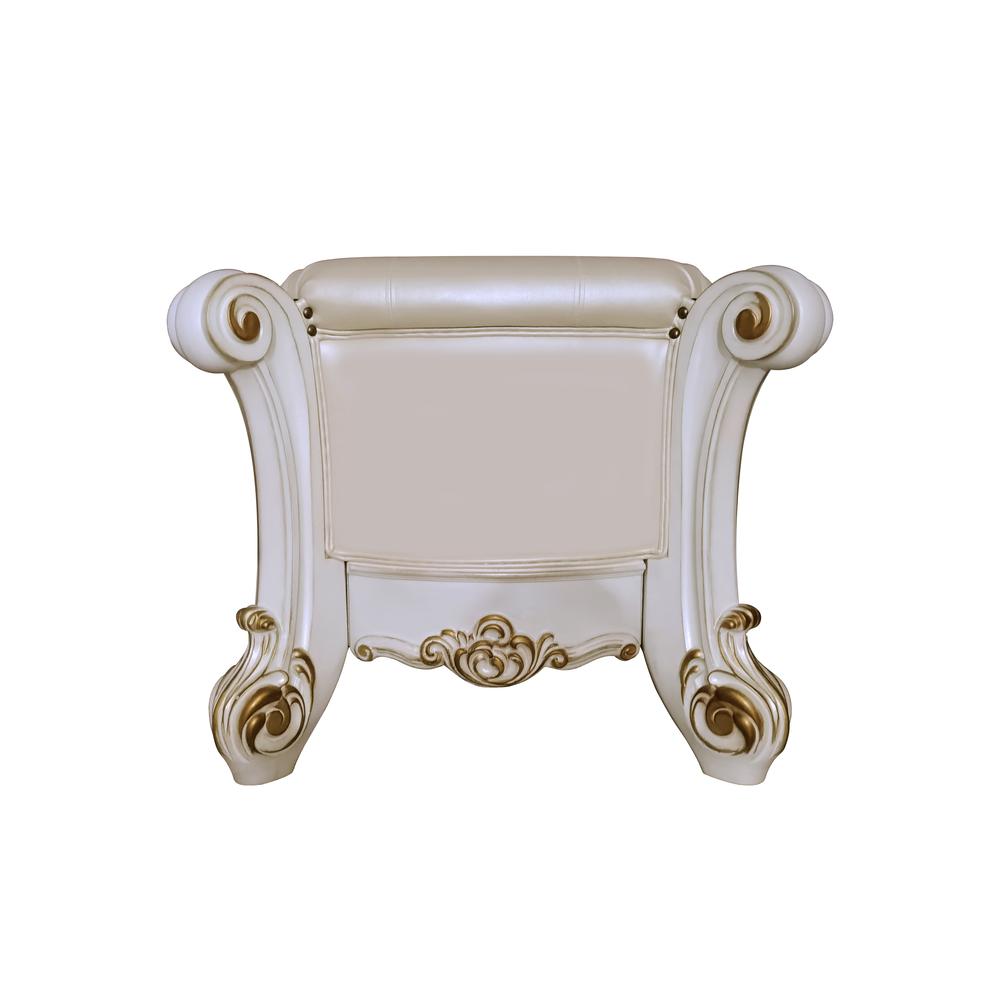 Vendome Bench Synthetic Leather & Antique Pearl. Picture 2