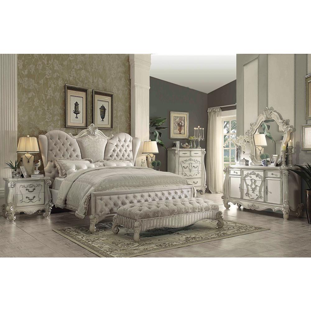 Versailles Nightstand Bone White. Picture 3