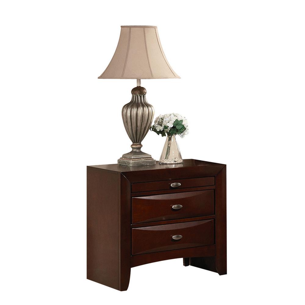 Ireland Nightstand, Espresso. Picture 4