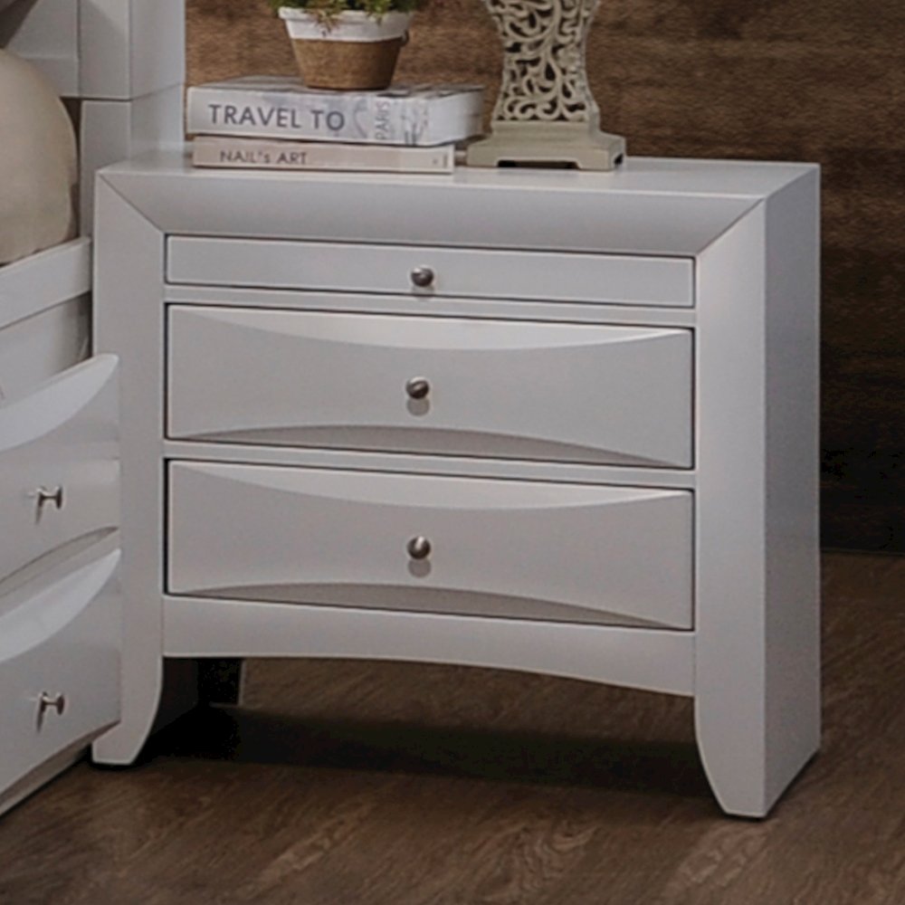Ireland Nightstand White. Picture 1