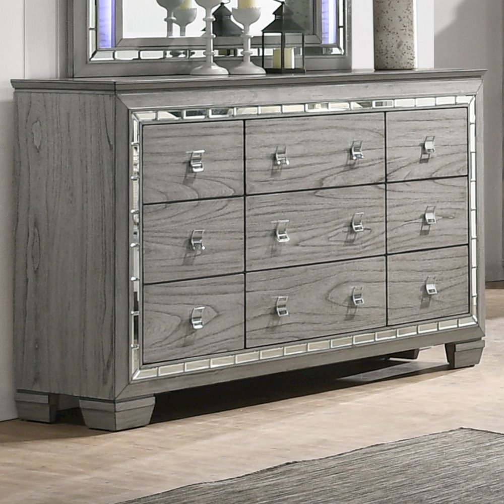 Antares Dresser Light Gray Oak. Picture 1