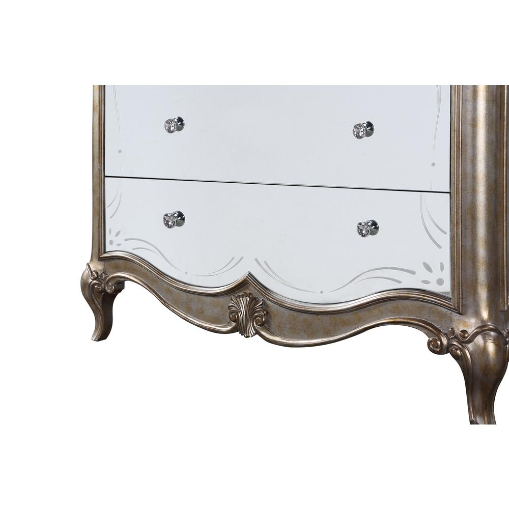 Esteban Chest Antique Champagne. Picture 4