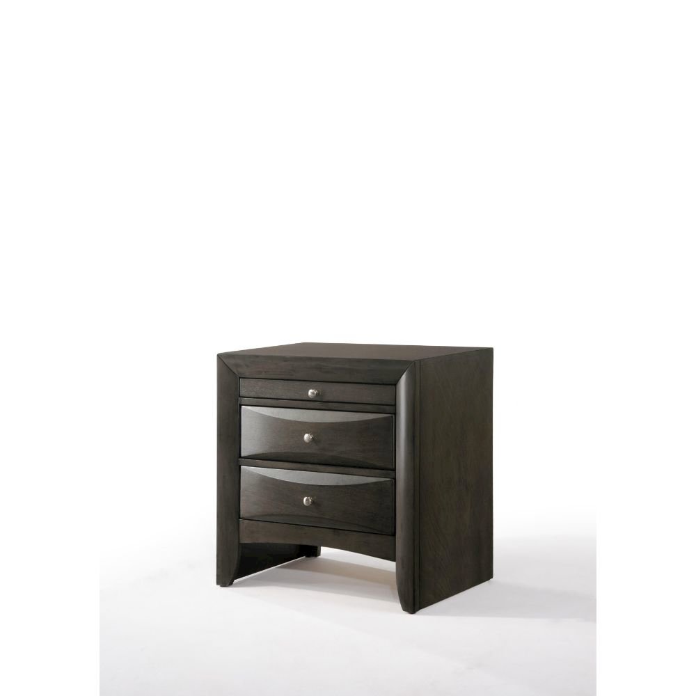 Ireland Nightstand Gray Oak. Picture 1