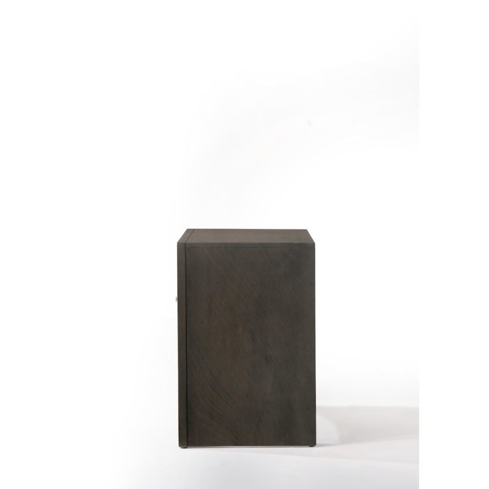 Ireland Nightstand Gray Oak. Picture 4