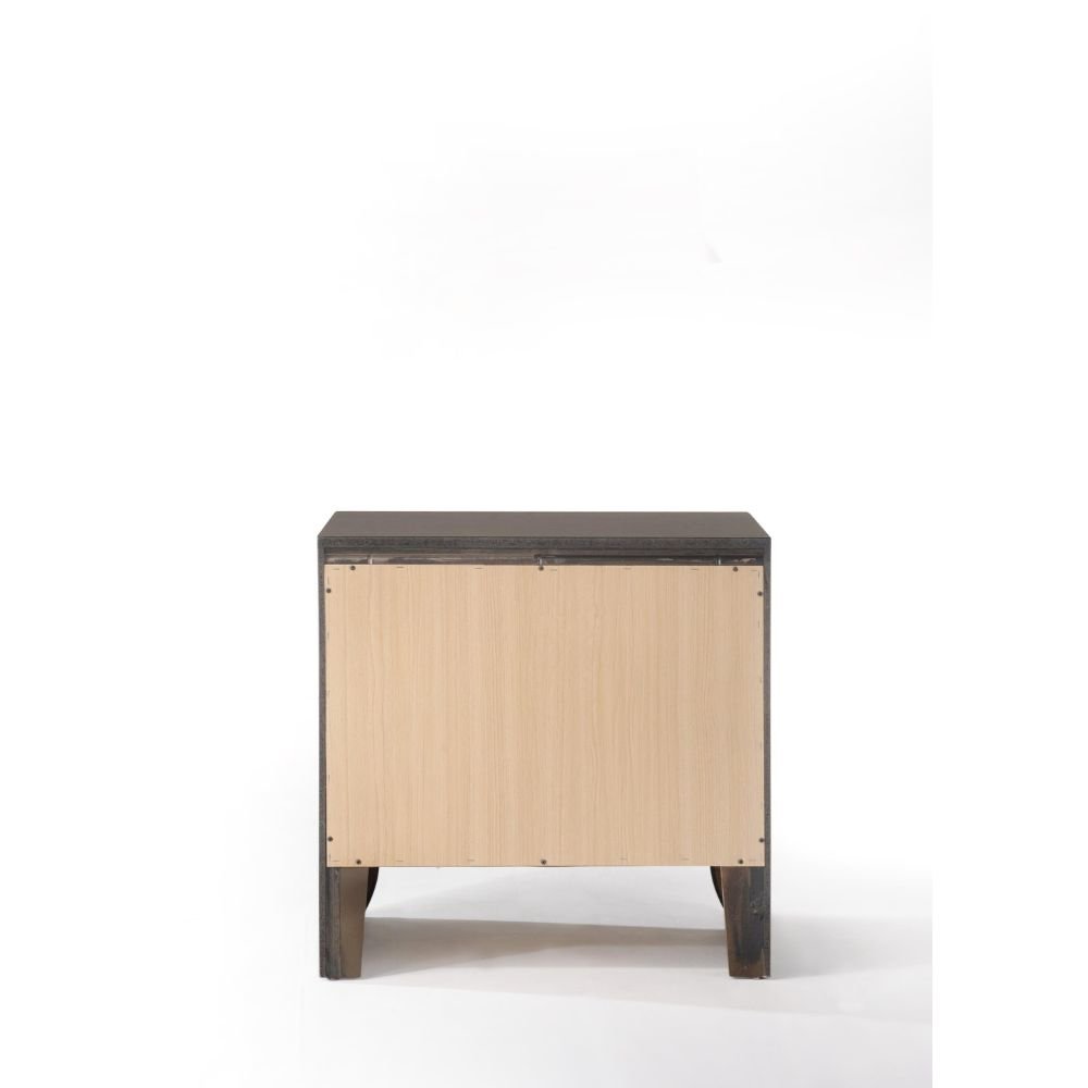 Ireland Nightstand Gray Oak. Picture 5