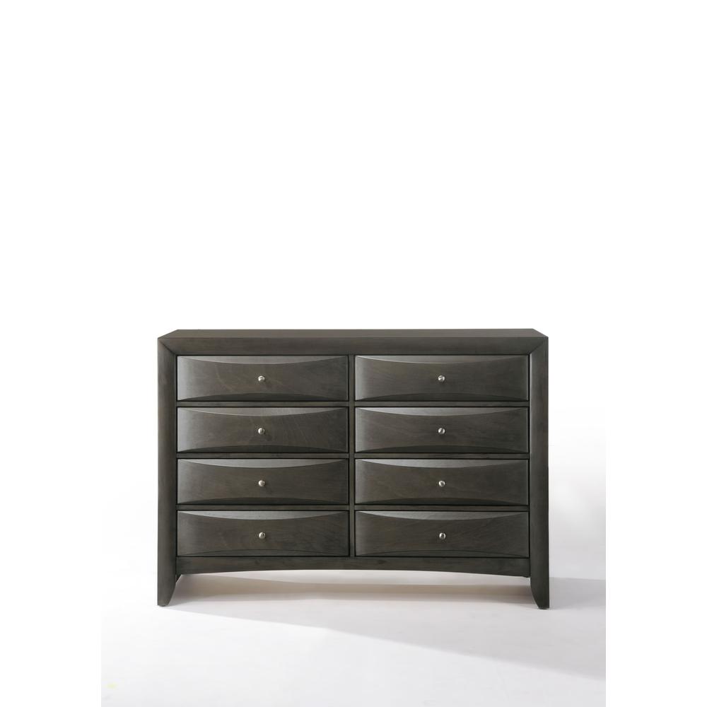Ireland Queen Bed w/Storage, Gray Oak (1Set/4Ctn). Picture 15