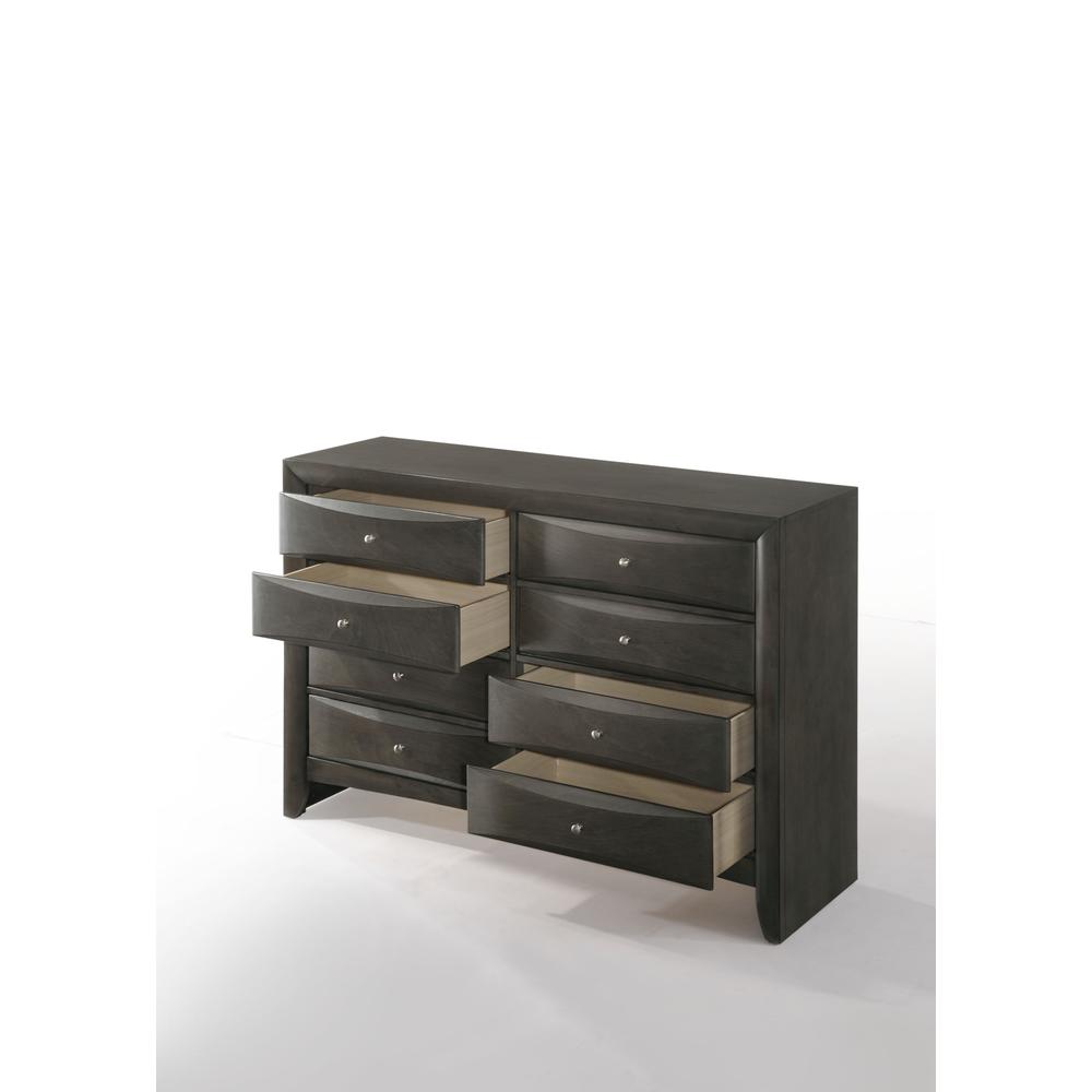 Ireland Queen Bed w/Storage, Gray Oak (1Set/4Ctn). Picture 16