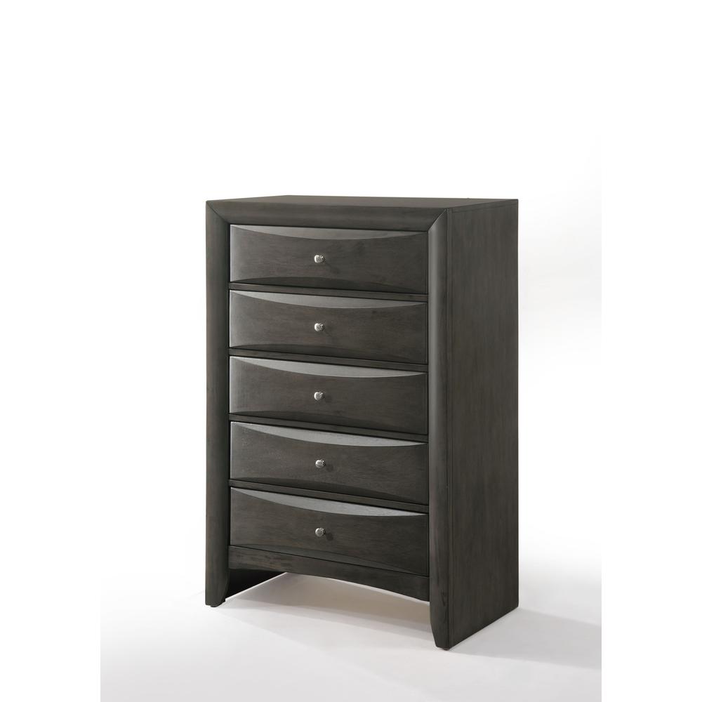 Ireland Queen Bed w/Storage, Gray Oak (1Set/4Ctn). Picture 17