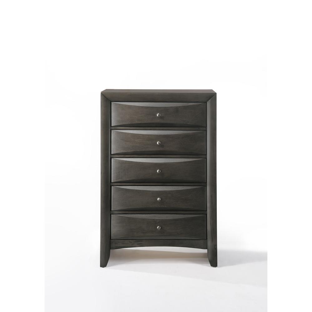 Ireland Queen Bed w/Storage, Gray Oak (1Set/4Ctn). Picture 19