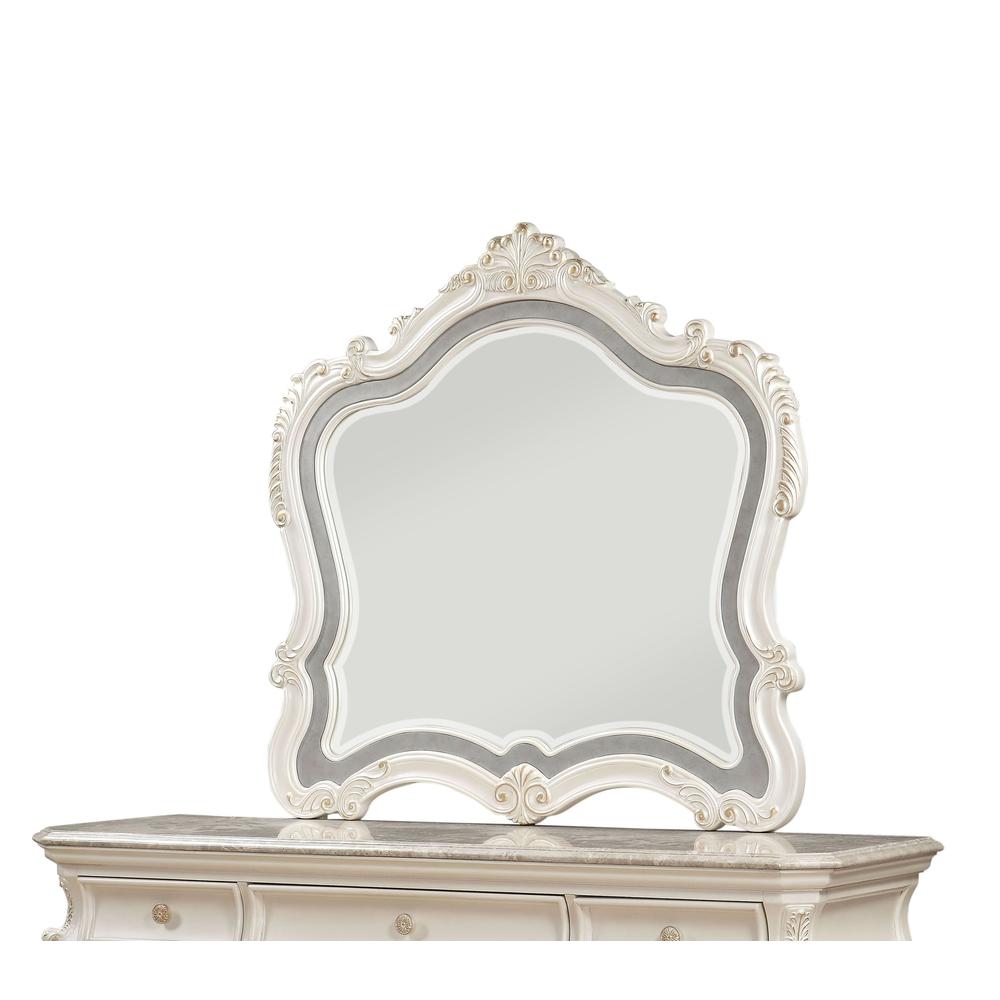 Chantelle Mirror, Pearl White (23544). Picture 1