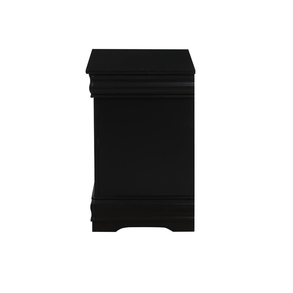 Louis Philippe Nightstand Black. Picture 5