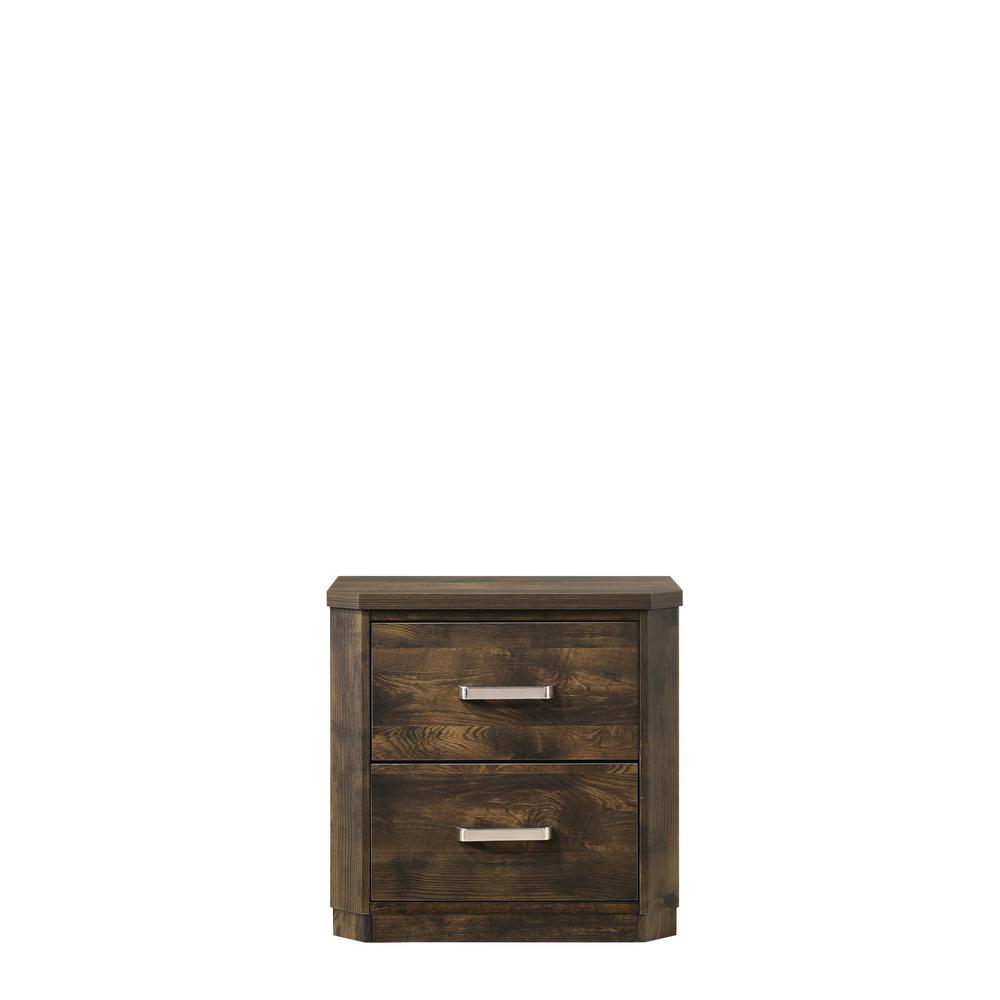 Nightstand, Rustic Walnut. Picture 3