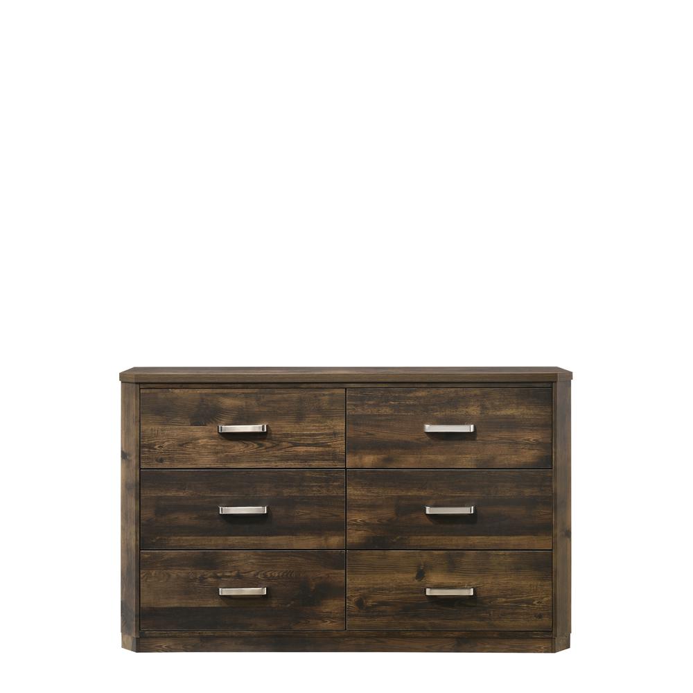 Dresser, Rustic Walnut. Picture 3