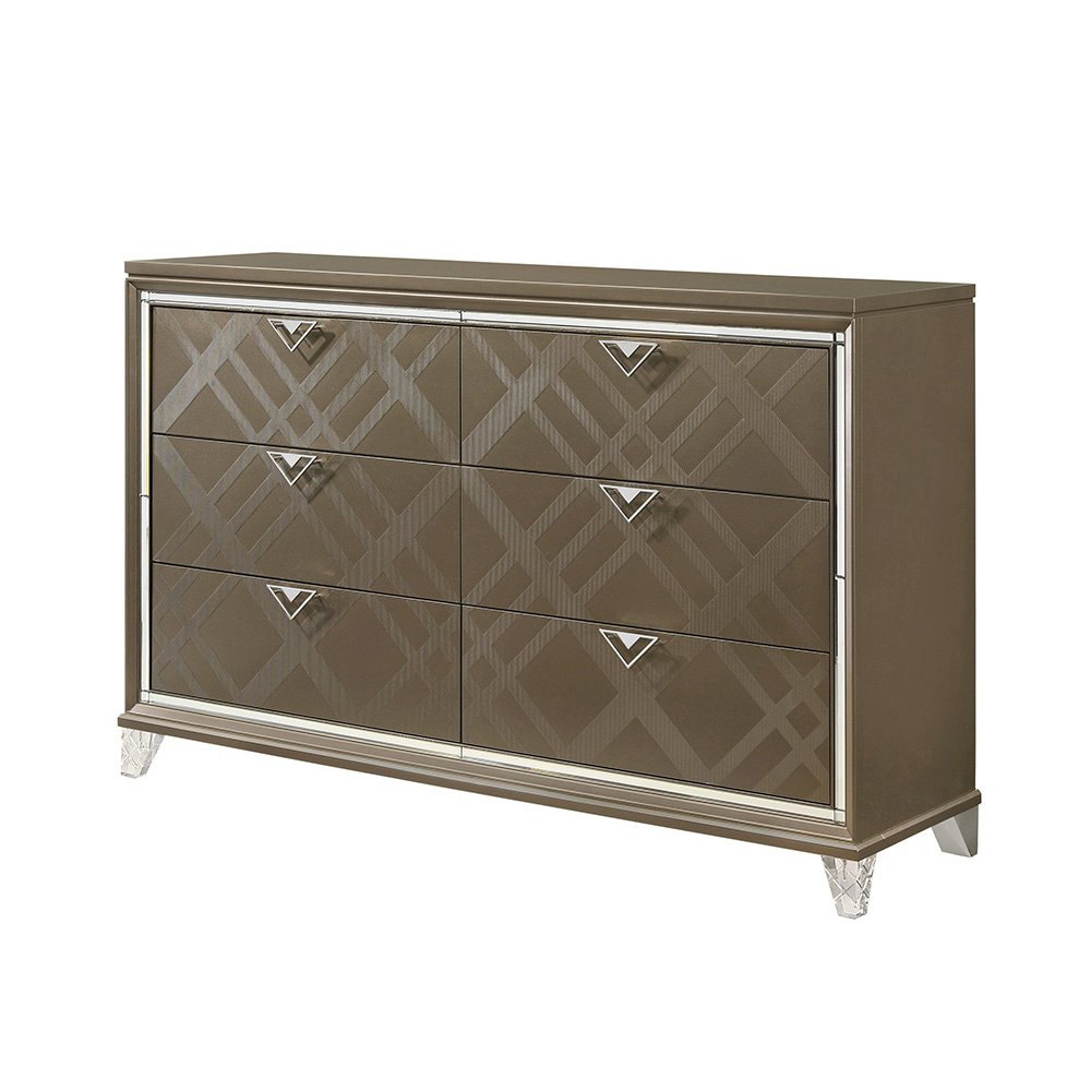Skylar Dresser Dark Champagne. Picture 2