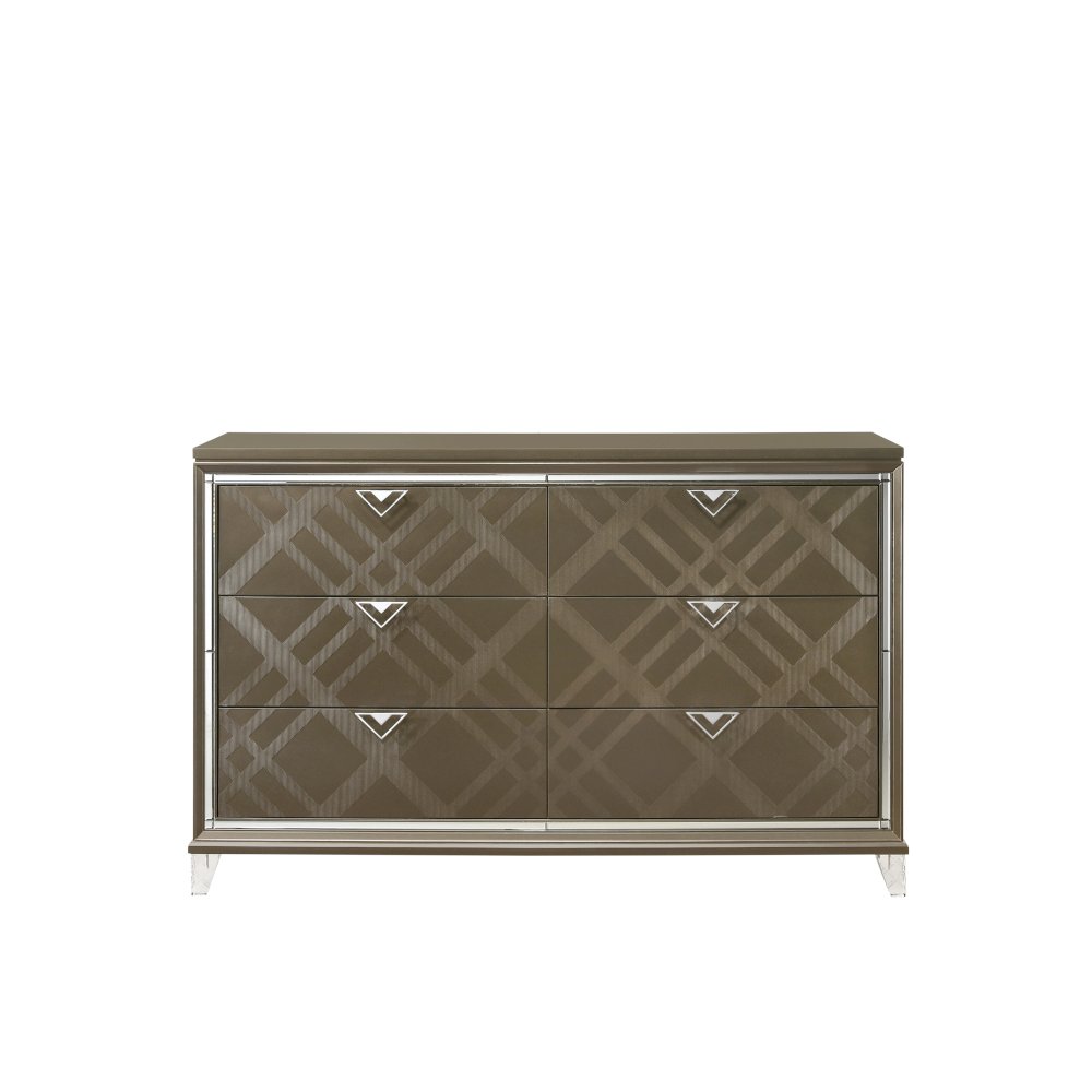 Skylar Dresser Dark Champagne. Picture 3