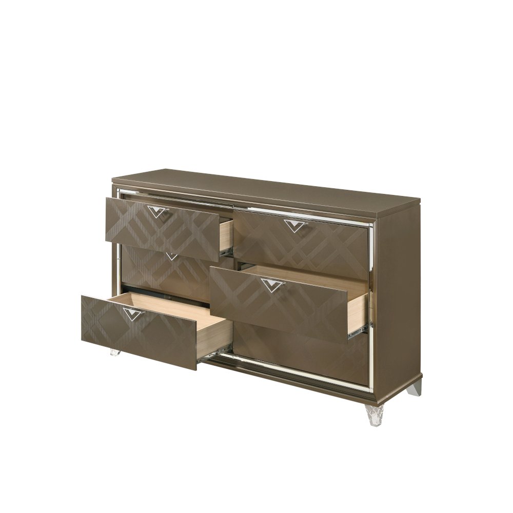 Skylar Dresser Dark Champagne. Picture 4