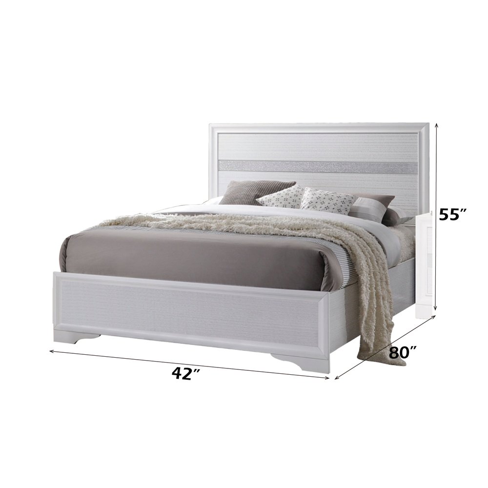 Naima Twin Bed White. Picture 6