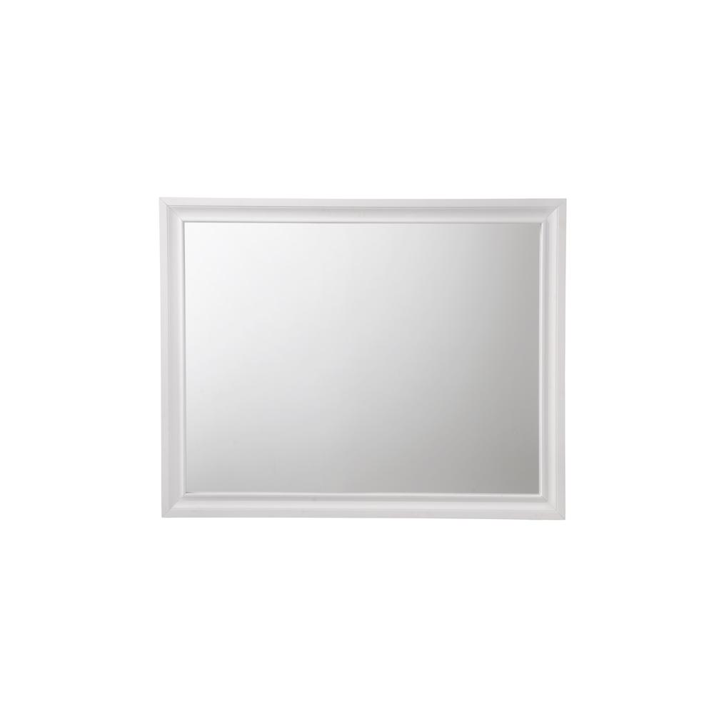 Naima Mirror White. Picture 1