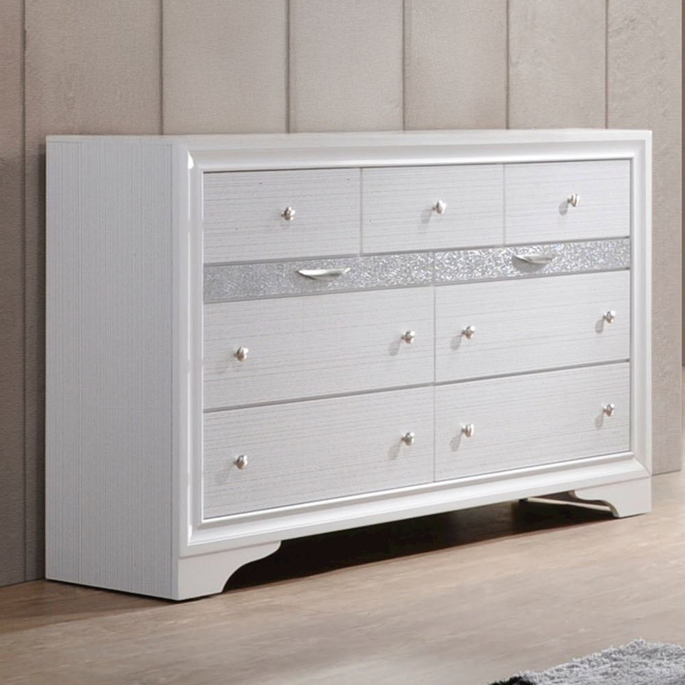 Naima Dresser White. Picture 1