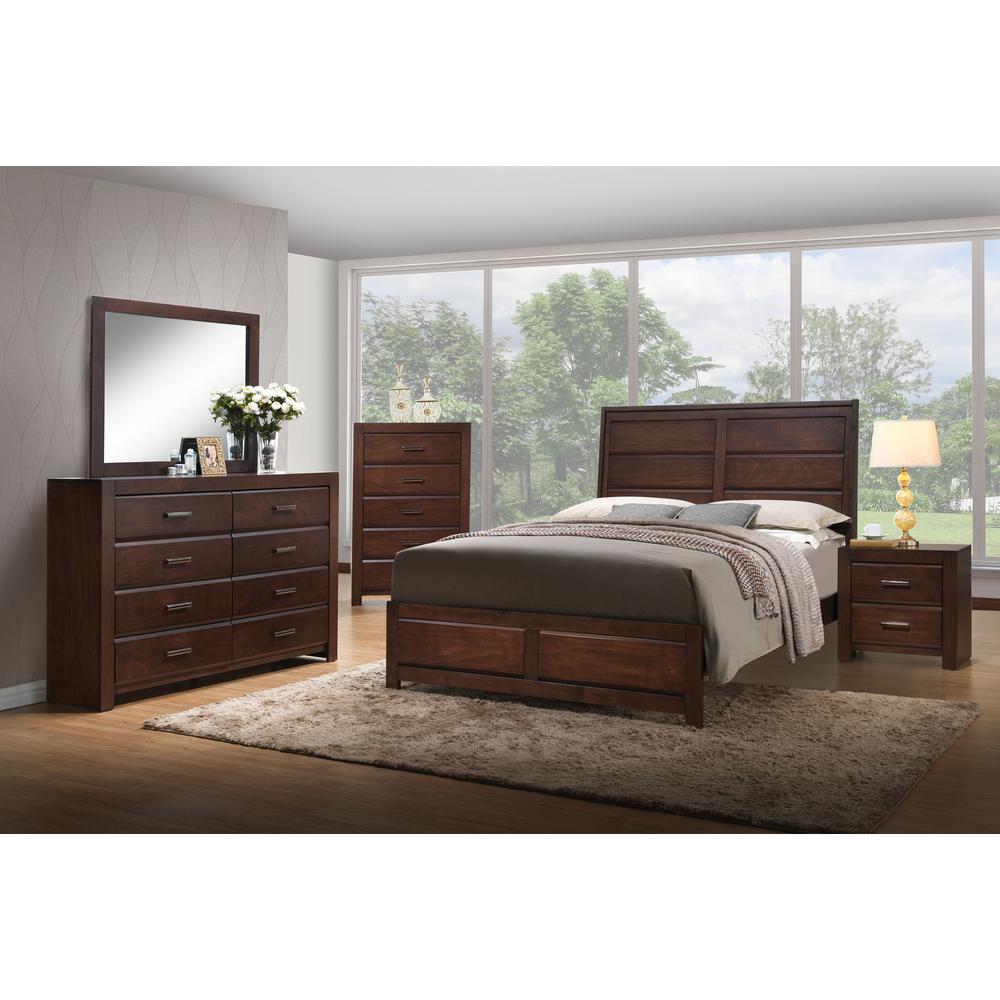 Oberreit Eastern King Bed Walnut. Picture 1