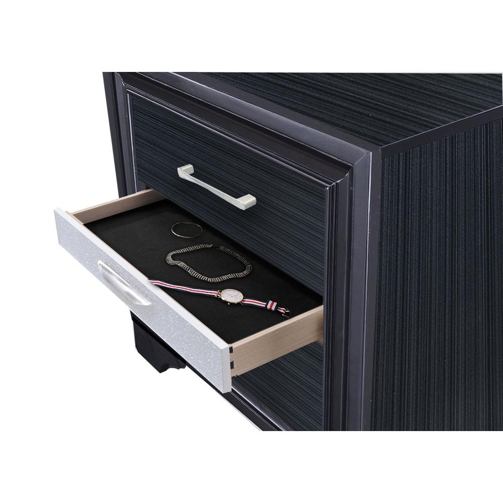 Nightstand, Black. Picture 1