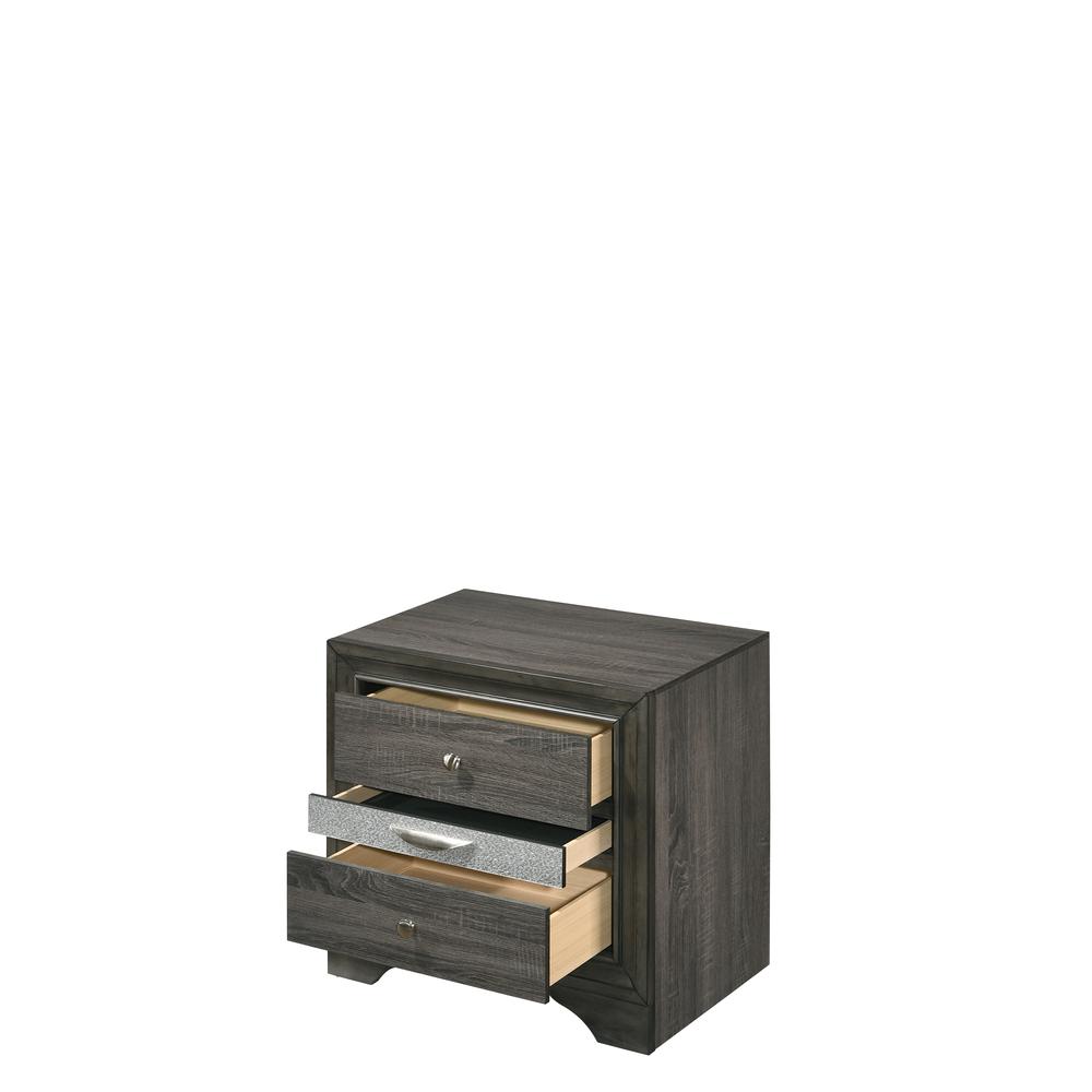 Naima Nightstand Gray. Picture 2