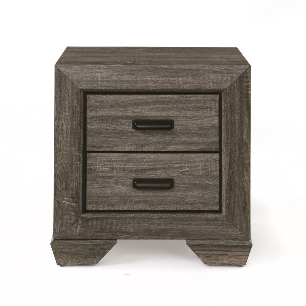 Lyndon Nightstand Weathered Gray Grain. Picture 2
