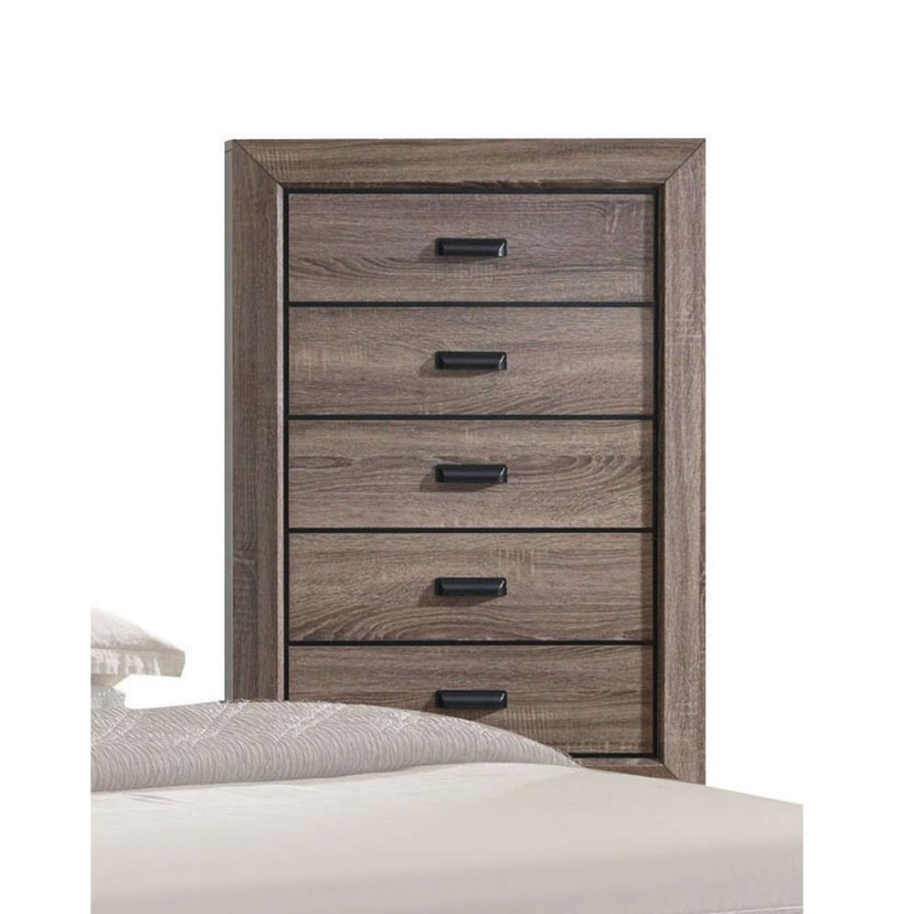 Lyndon Chest Weathered Gray Grain. Picture 2