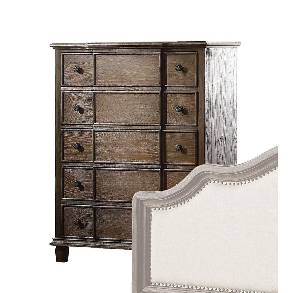 Baudouin Chest Weathered Oak. Picture 1