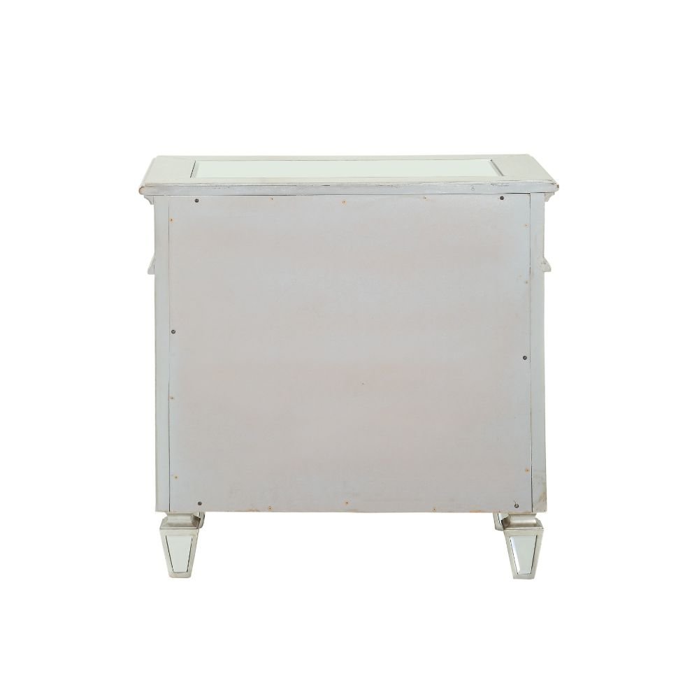 Varian Nightstand Mirrored & Sliver. Picture 4
