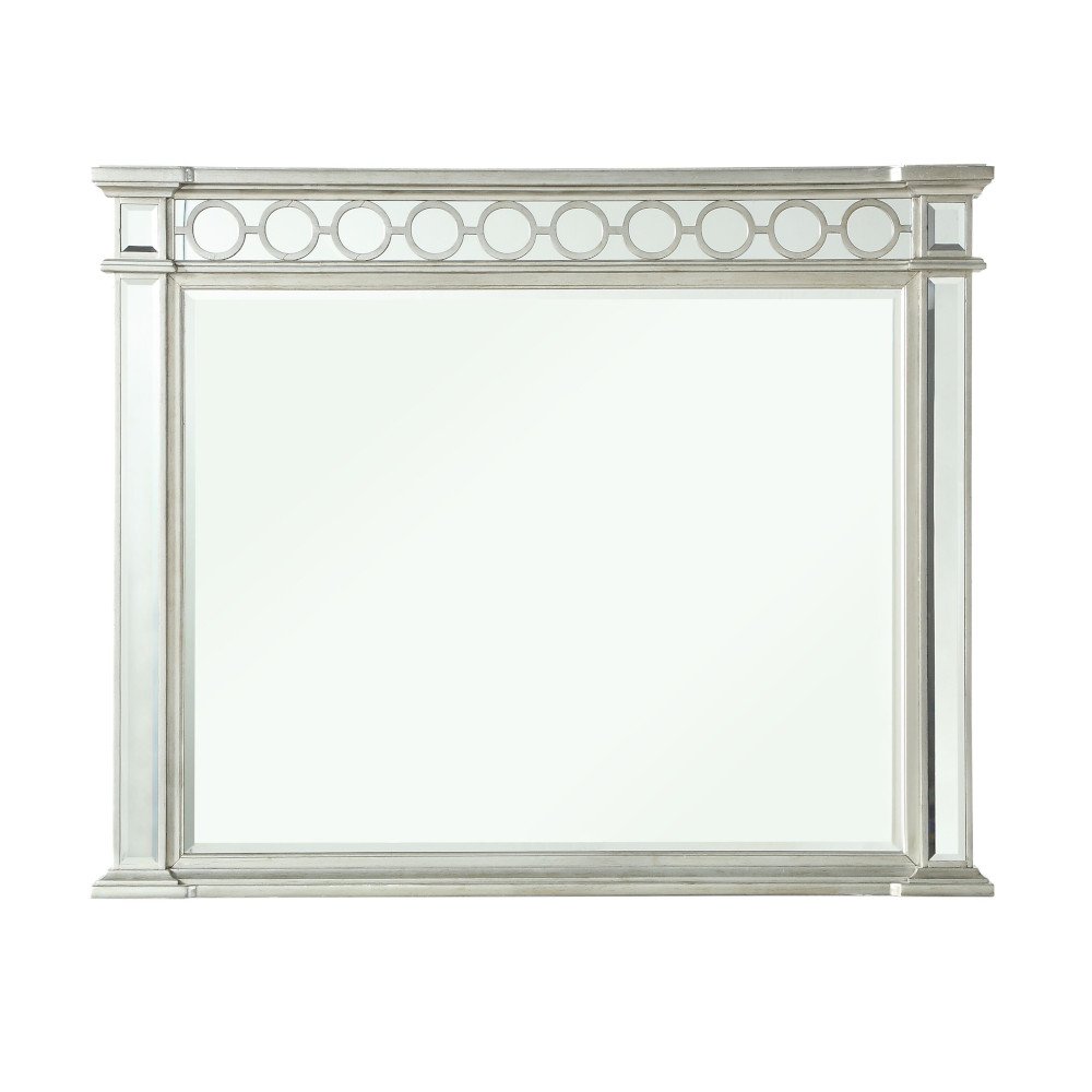 Varian Mirror Mirrored & Sliver. Picture 2
