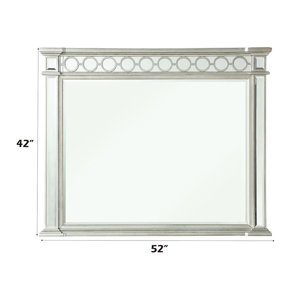 Varian Mirror Mirrored & Sliver. Picture 3
