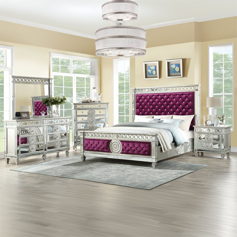 Varian Mirror Mirrored & Sliver. Picture 5