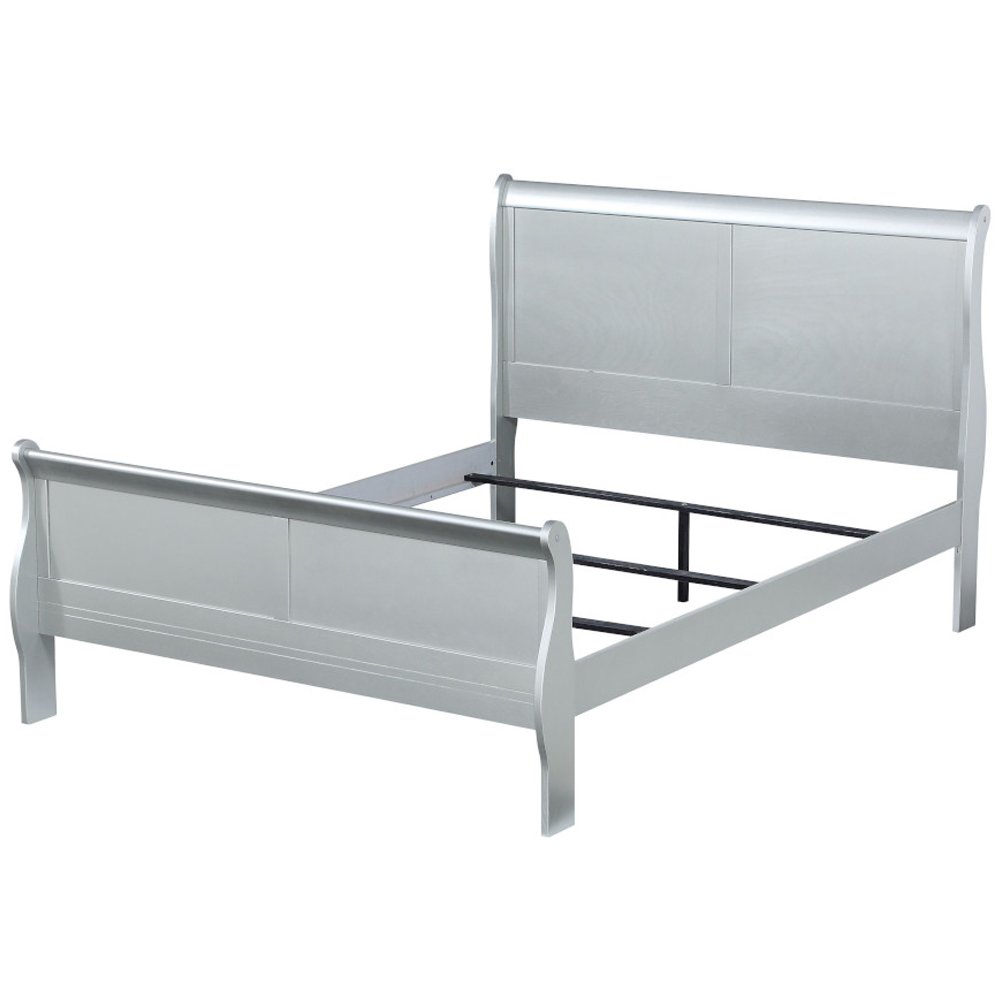 Louis Philippe Eastern King Bed Platinum. Picture 2