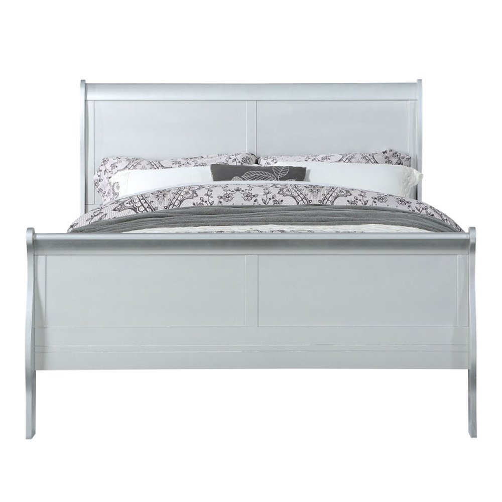 Louis Philippe Eastern King Bed Platinum. Picture 3