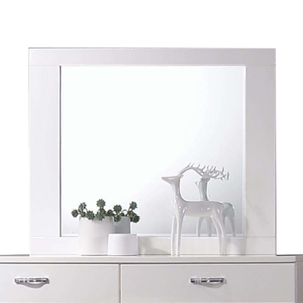 Naima II Mirror White High Gloss. Picture 2