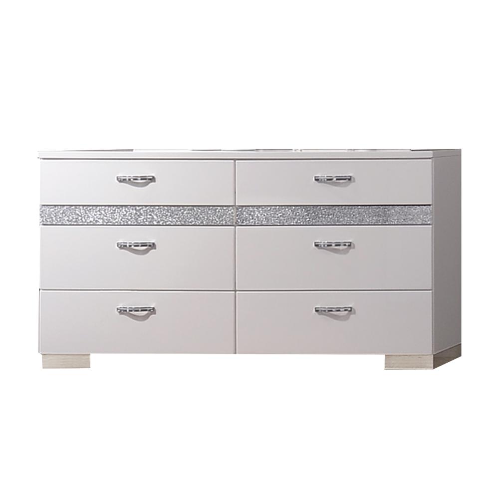 Naima II Dresser White High Gloss. Picture 5