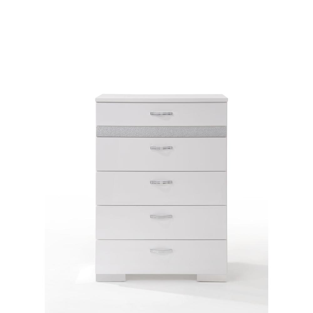 Naima II Chest White High Gloss. Picture 3