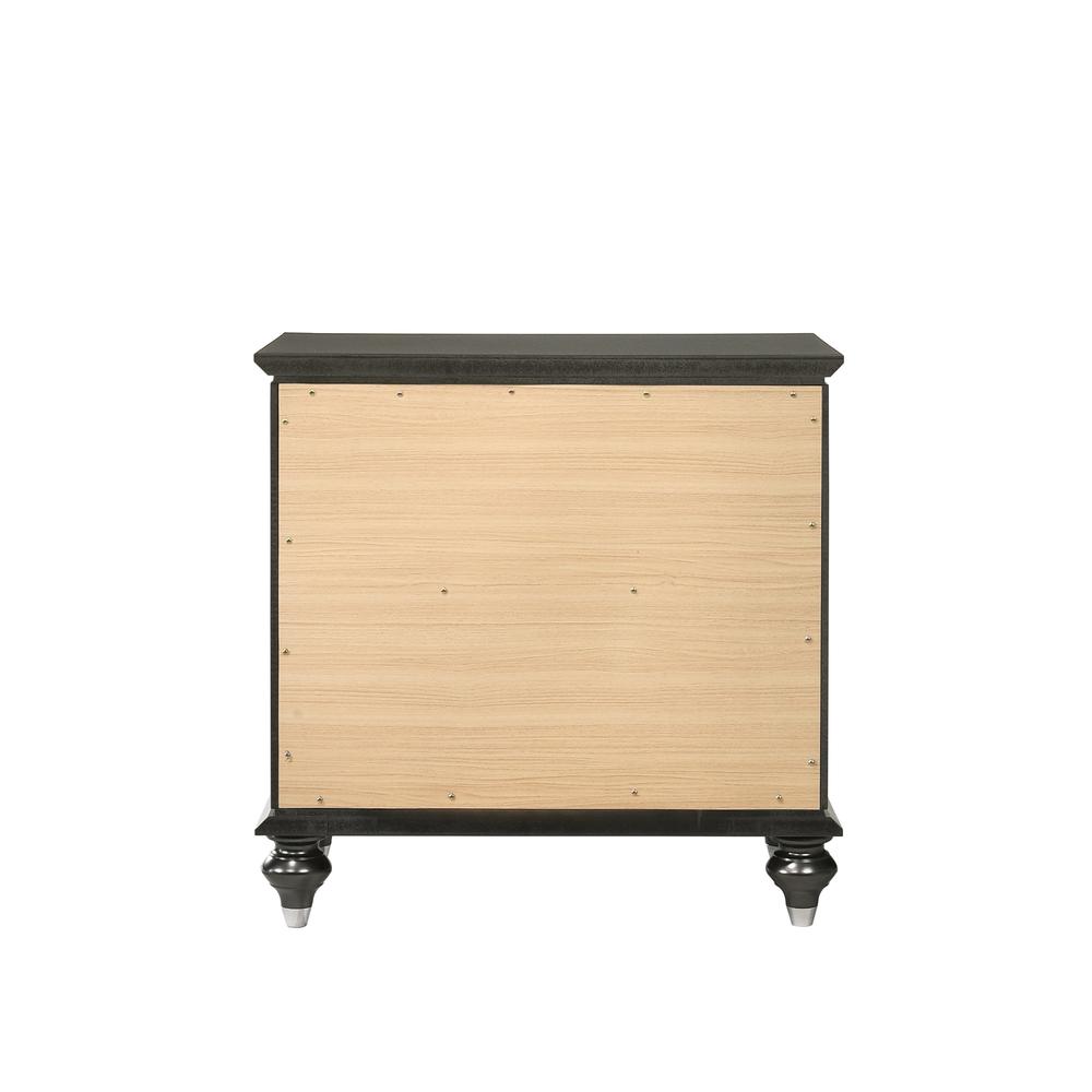 Kaitlyn Nightstand Metallic Gray. Picture 3