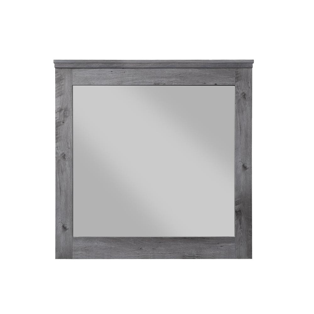 Vidalia Mirror Rustic Gray Oak. Picture 1