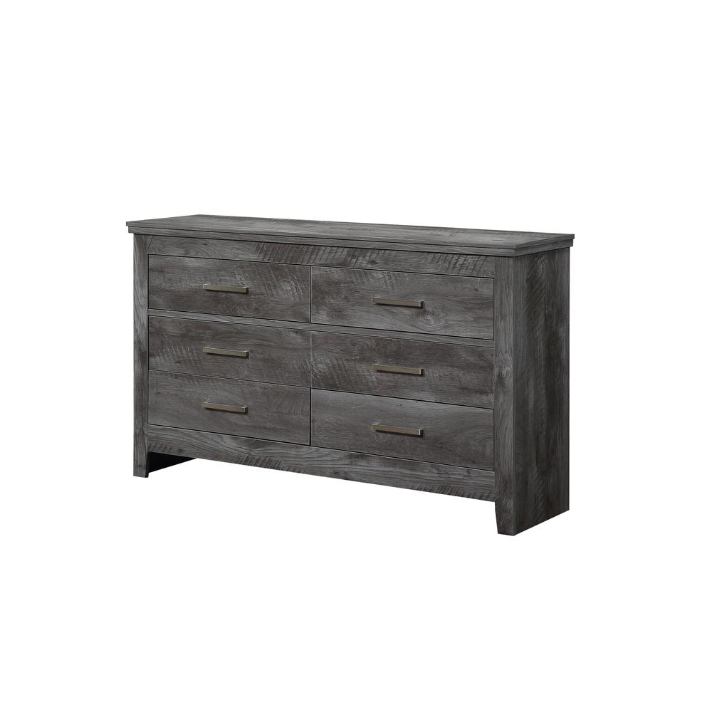 Vidalia Dresser Rustic Gray Oak. Picture 1