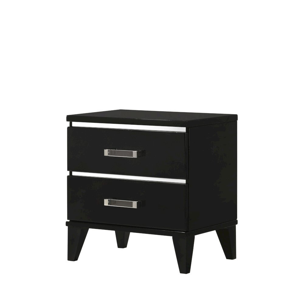Chelsie Nightstand Black. Picture 2