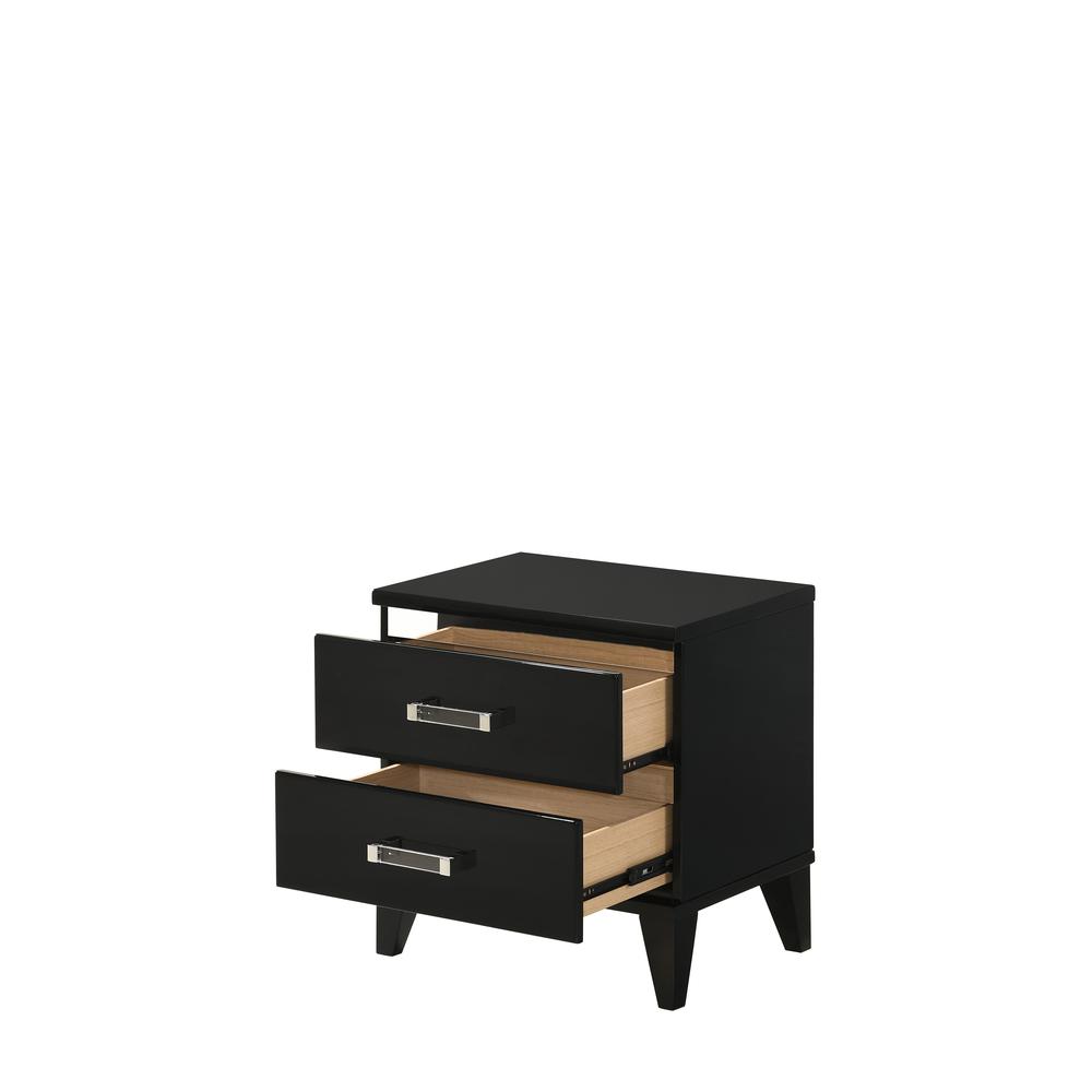 Chelsie Nightstandâ€¢ Black Finish (27413). Picture 4