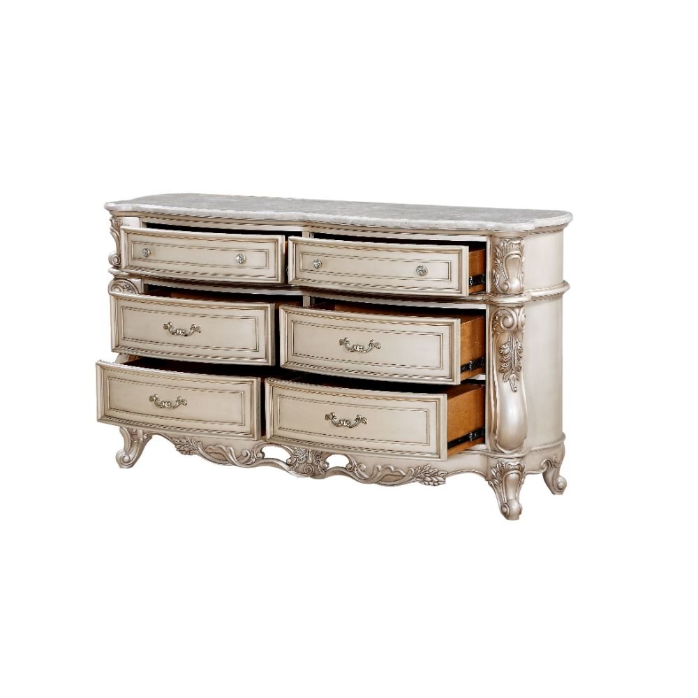 Gorsedd Dresser Natural Marble Top & Golden Ivory. Picture 5