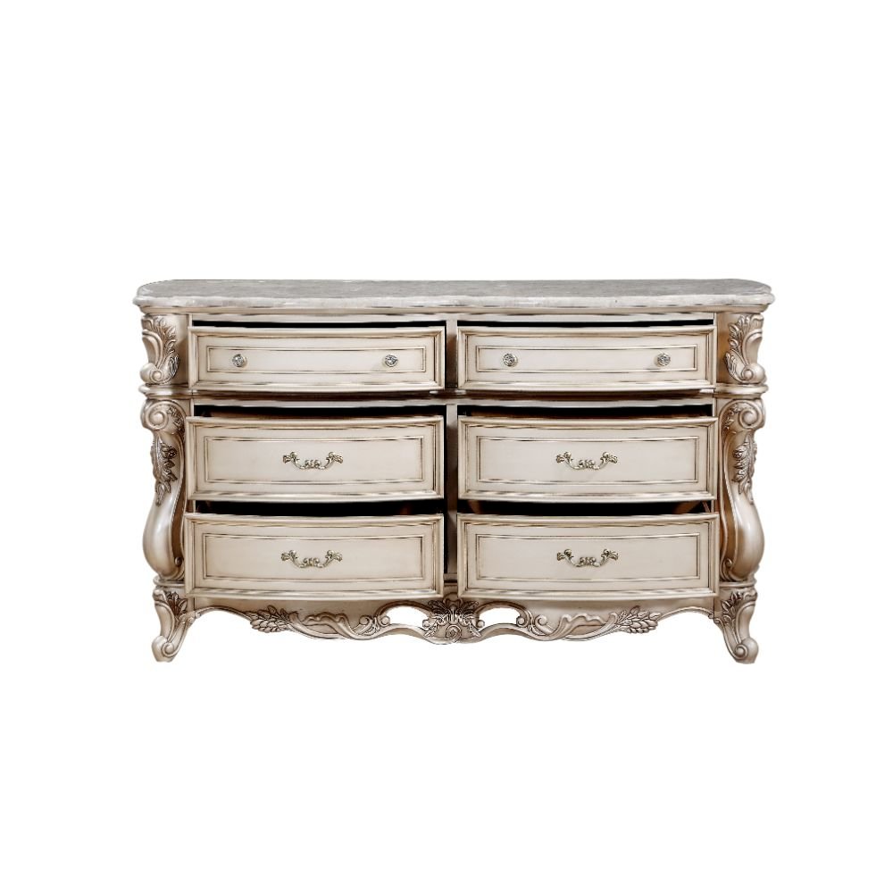 Gorsedd Dresser Natural Marble Top & Golden Ivory. Picture 6
